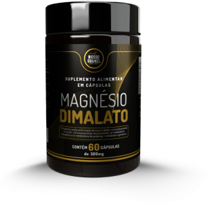 Magnésio Dimalato - Nosso Granel - 60 Cápsulas