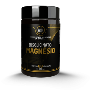 Bisglicinato de Magnésio - Nosso Granel - 60 Cápsulas